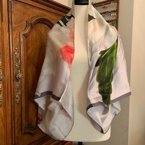Ted Baker London Silk Floral Wrap/Jacket